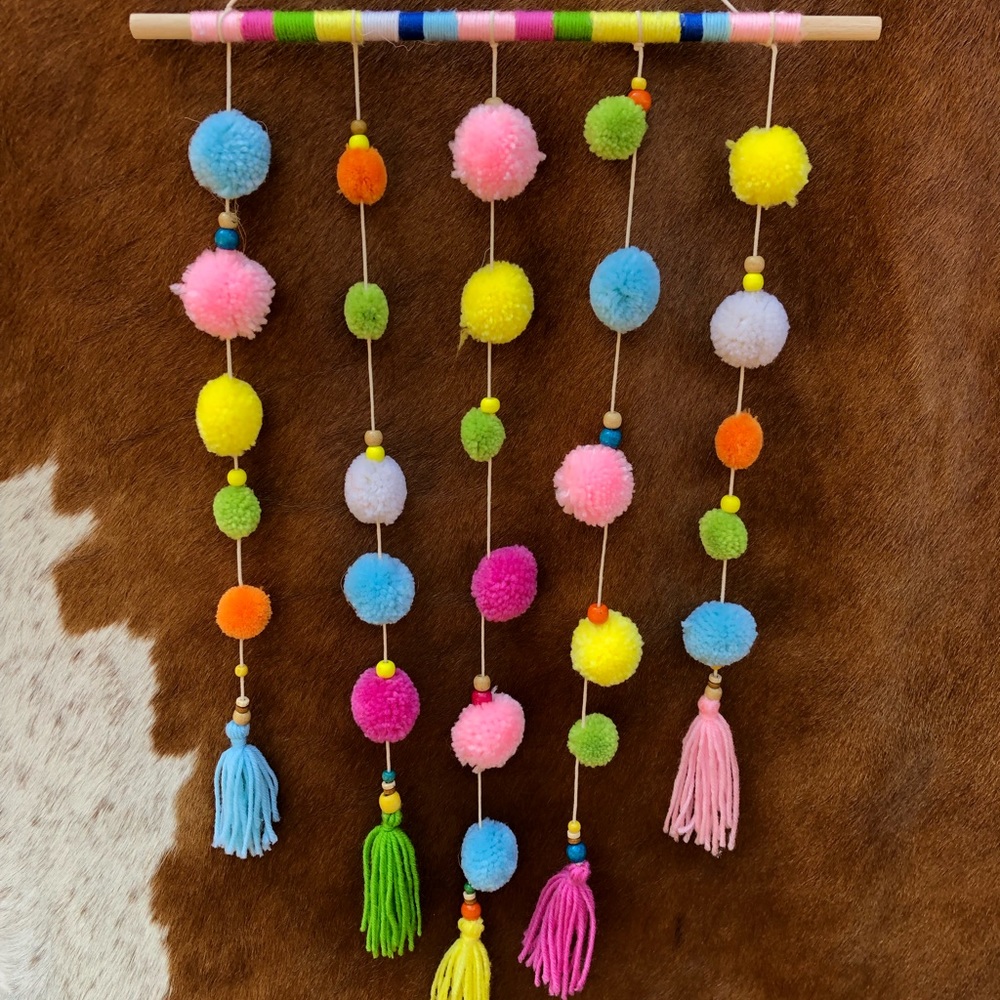 Wall art for kids room multi colored